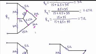 Delta - Wye(∇-Y) & Wye - Delta ( Y-∇ )Transformation: Example 3 (Very Very Hard)