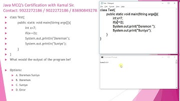 v3 if else statements - Java Certification - OCJA and OCJP Multiple Choice Questions