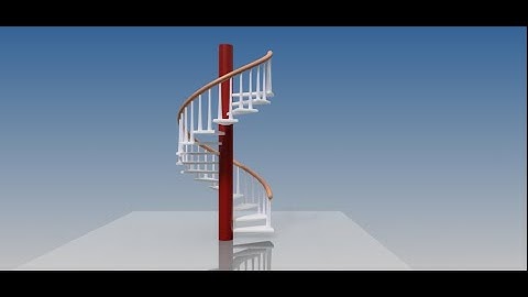 Video Tutorial: How to make an Helix Staircase in just 7 minutes, with Autodesk Inventor