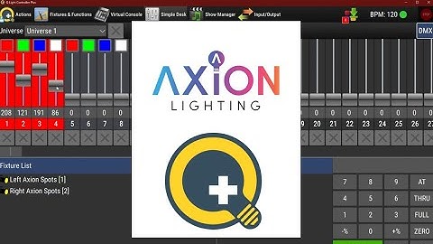 Integrating QLC+ with Axion Lighting