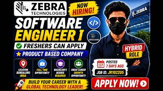 Zebra Technologies Recruitment 2026 | Software Engineer I | Apply Now@Jobwaveindia #freshersjobs screenshot 2