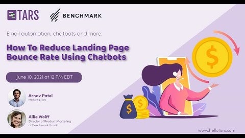 How To Reduce Bounce Rate On Landing Pages Using Chatbots | TARS