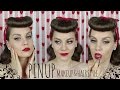 Макияж и прическа в стиле Пин Ап ♥Pin up Tutorial♥  Suzi Sky