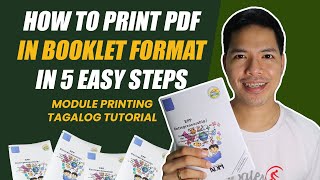 How to Print PDF in Booklet Format in 5 Easy Steps (Module Printing Tagalog Tutorial) screenshot 3