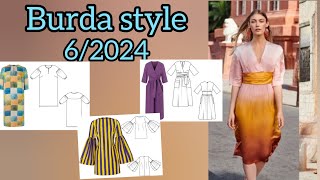 Burda style 6/2024, full preview and complete line drawings 👌🏼 ♥