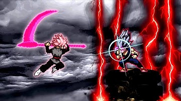 Goku Black (all form) V3 (Inseph) (New) VS Monarch Gohan Beast V3 in Jump Force Mugen