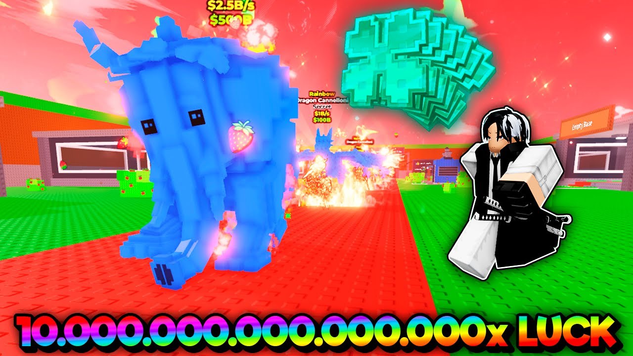 QUANTO DE SORTE É NECESSÁRIO PARA UM STRAWBERRY ELEPHANT RAINBOW OG NO ROUBE UM BRAINROT