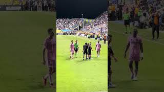 Messi defends his inter Miami teammate from rude Philadelphia Union players.