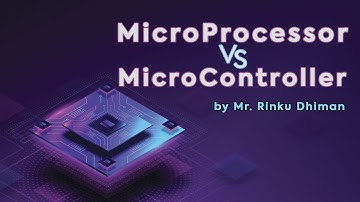 Microprocessor and Micro Controller by Mr. Rinku Dhiman | RPIIT ACADEMICS