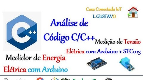 Análise do Còdigo C/C++ do Sensor de tensão ZMPT101B com Arduino