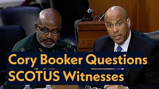 Senator Cory Booker Questions Witnesses for Supreme Court Nomination Profile