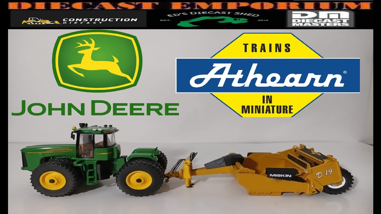 Details about   Athearn Precision Diecast John Deere 9620 Tractor 1:50 Scale 