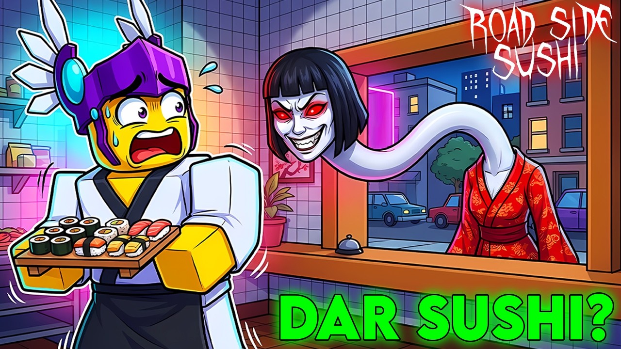 Vendi SUSHI para Anomalias ASSUSTADORAS! (Road-Side Sushi)
