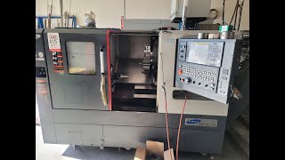 LOT  105: 2019 SAMSUNG SMEC SL2000 TURNING CENTER, FANUC OI-TD CNC CONTROL