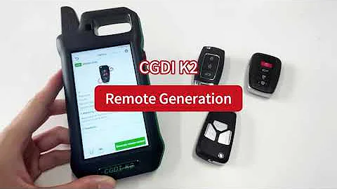 CGDI K2 Remote Key Generation