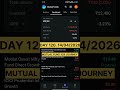 DAY 120 OF MAKING 1Cr FROM MUTUAL FUND #financialeducation #stockmarket #nifty #trading #rahulsharma