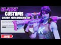 🔴 ( NA-WEST) CUSTOM MATCHMAKING FORTNITE SCRIMS! SOLOS DUOS FORTNITE LIVE PS4 SWITCH  MOBILE !Prize