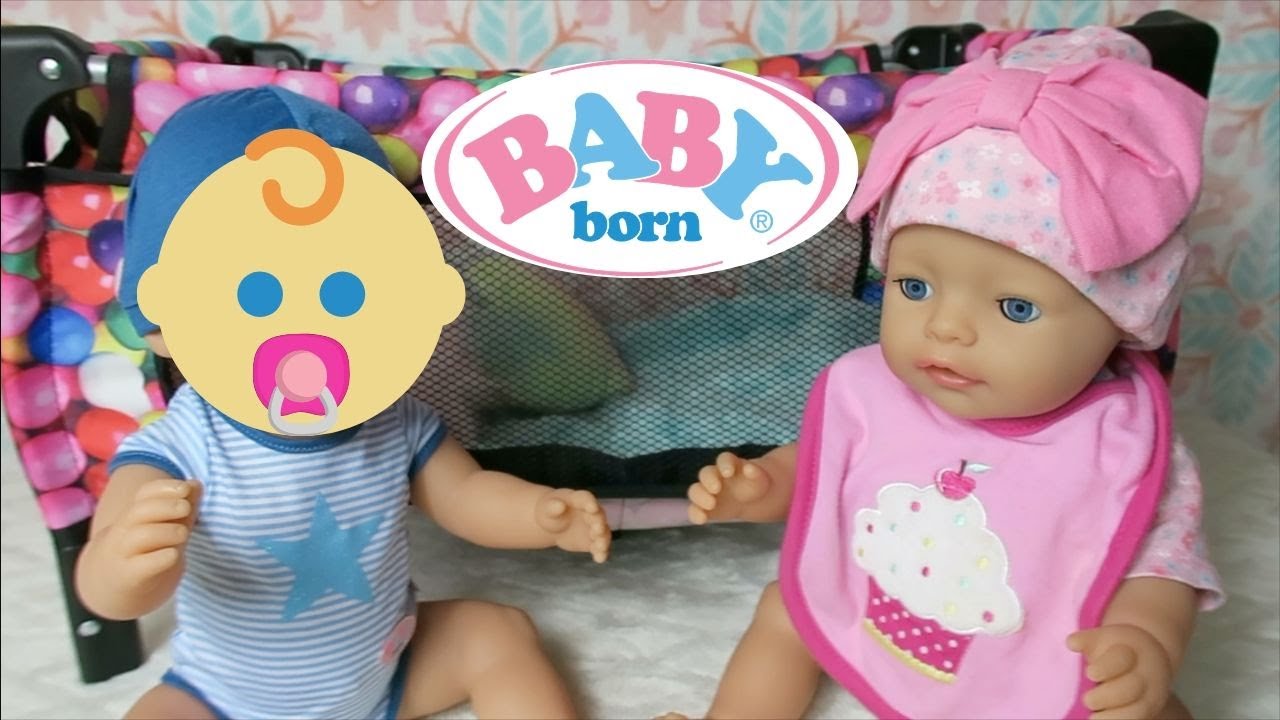 Baby Born Twin Unboxing Sister Meets Baby Brother - YouTube