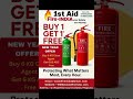 🔥 New Year Special Offer | Buy 1 Get 1 Free | 1st Aid Fire India🔥#FireSafety#fireextinguisheruse