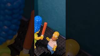 Give me the bat, Marge!!! #lego #stopmotion #simpsons ￼