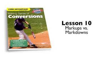 Conversions 10 – Markups vs. Markdowns (Discounts) | Math Fluency