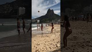 Rio De Janeiro, Leblon Beach Brazil Beach Walk 4K