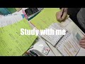 STUDY WITH ME 2hrs | Background noise,no music,no break | ASMR | real time|motivation