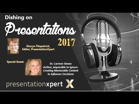 [PXpert] Dishing on Presentations with Dr. Carmen Simon - YouTube