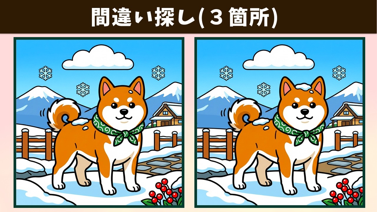 想像していた物と違っていたので、開けただけです。 🧠【Illustration Spot the Difference】You're a genius if you find