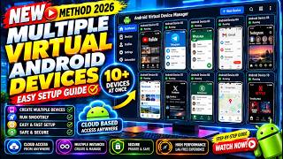 How to Get Multiple Virtual Android Phones | Complete Guide 2026 ✅