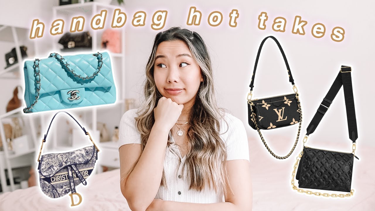 handbag hot takes  popular bags from Louis Vuitton, Chanel, etc. 