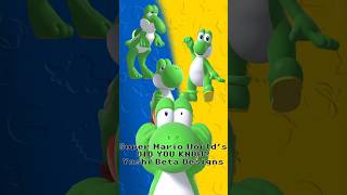 Did You Know? Yoshi's Beta Designs in Super Mario World