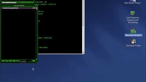 LOFAR/DEMON Waterfall Spectrogram using Hydro Acoustic Signal Analysis System