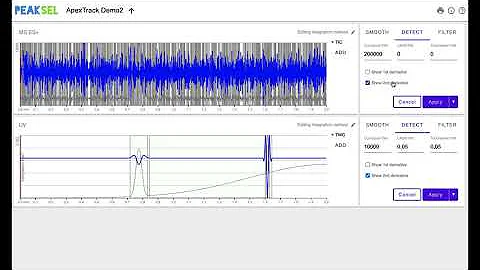 5. ApexTrack: Smoothing, Window Size, Peak Width