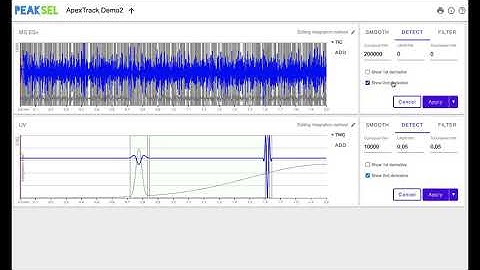 5. ApexTrack: Smoothing, Window Size, Peak Width