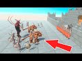 New Unit Mutant HELLHOUND vs Ancient Army on City in Animal Revolt Battle Simulator