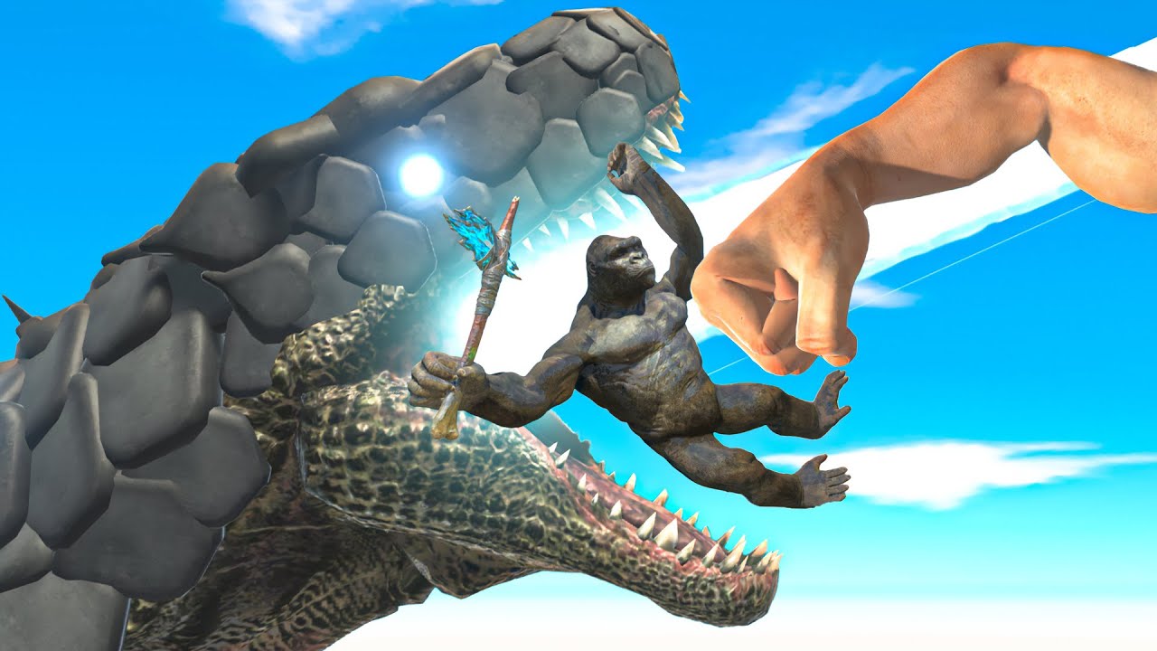 Epic Godzilla and Reach The Evolution Gate - Animal Revolt Battle Simulator