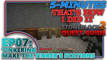 [STONEBLOCK 2] 5-MIN - THIDI - EP07 - TINKERING - MAKE THE TINKER