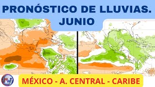 PRONÓSTICO de LLUVIAS en JUNIO: Atención NICARAGUA esta semana