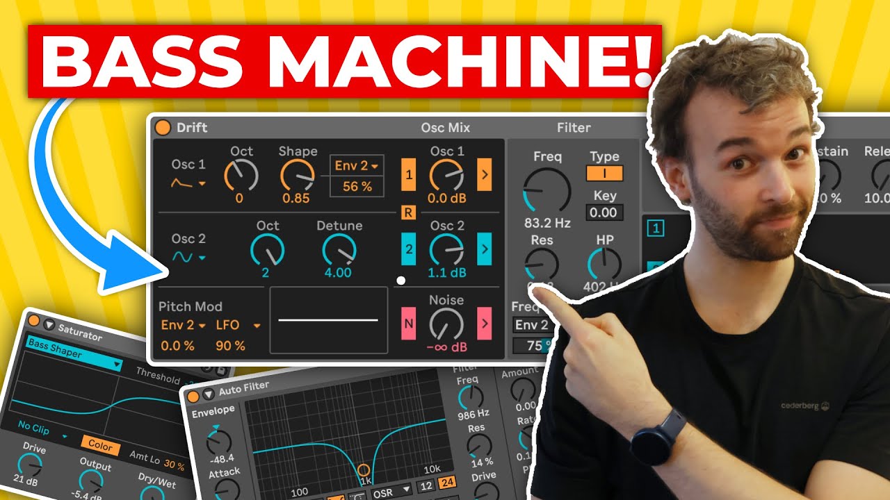 Make AWESOME Bass Growls With Ableton Drift - YouTube