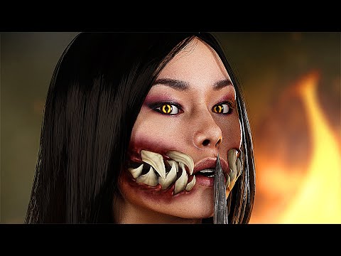 Mortal Kombat 11 Shao Kahn Reacts to his Daughter Mileena Death Scene