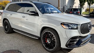 2024 AMG GLS 63 SUV Test Drive Review In Alpine Grey - AMG Performance Meets Luxury
