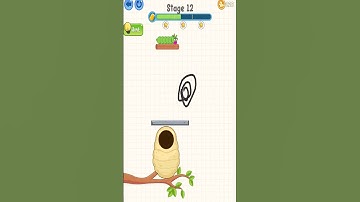 Save The Worm: Draw Puzzle - Level 12 | Short Gameplay Vids