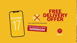Free McDonald's Delivery Offer!