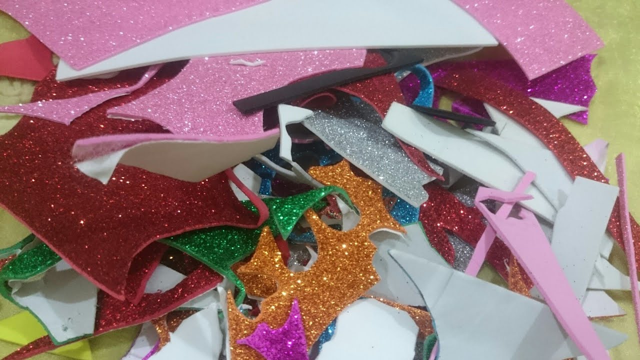 اربع افكار من بواقي وقصاقيص الفوم