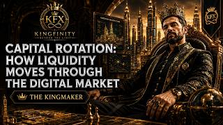 👑 KINGFINITY KFX | Capital Rotation: How Liquidity Moves Through the Digital Market OS