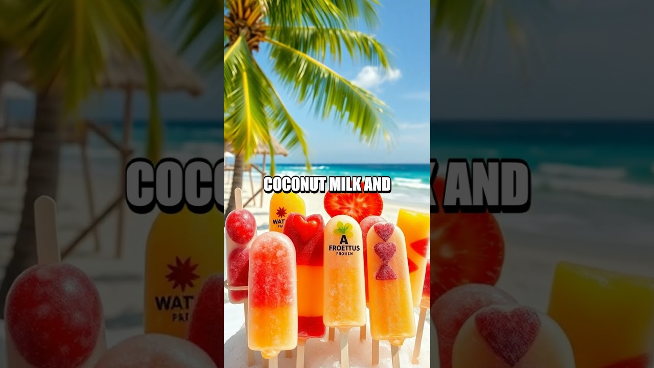 The 60-Second Vegan Mango Coconut Pops: A Tropical Refreshment