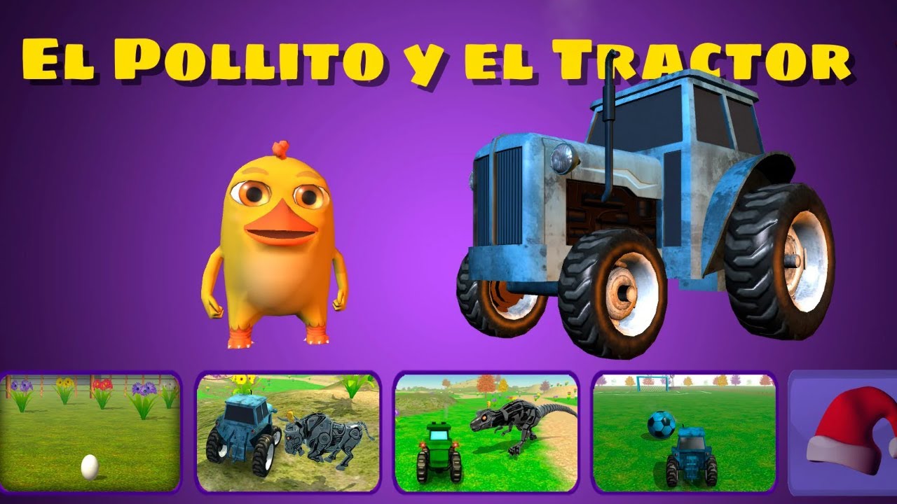 EL POLLITO Y EL TRACTOR || QUIROZAMA