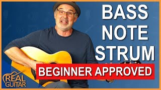 Easy Bass Note Strum For Beginners