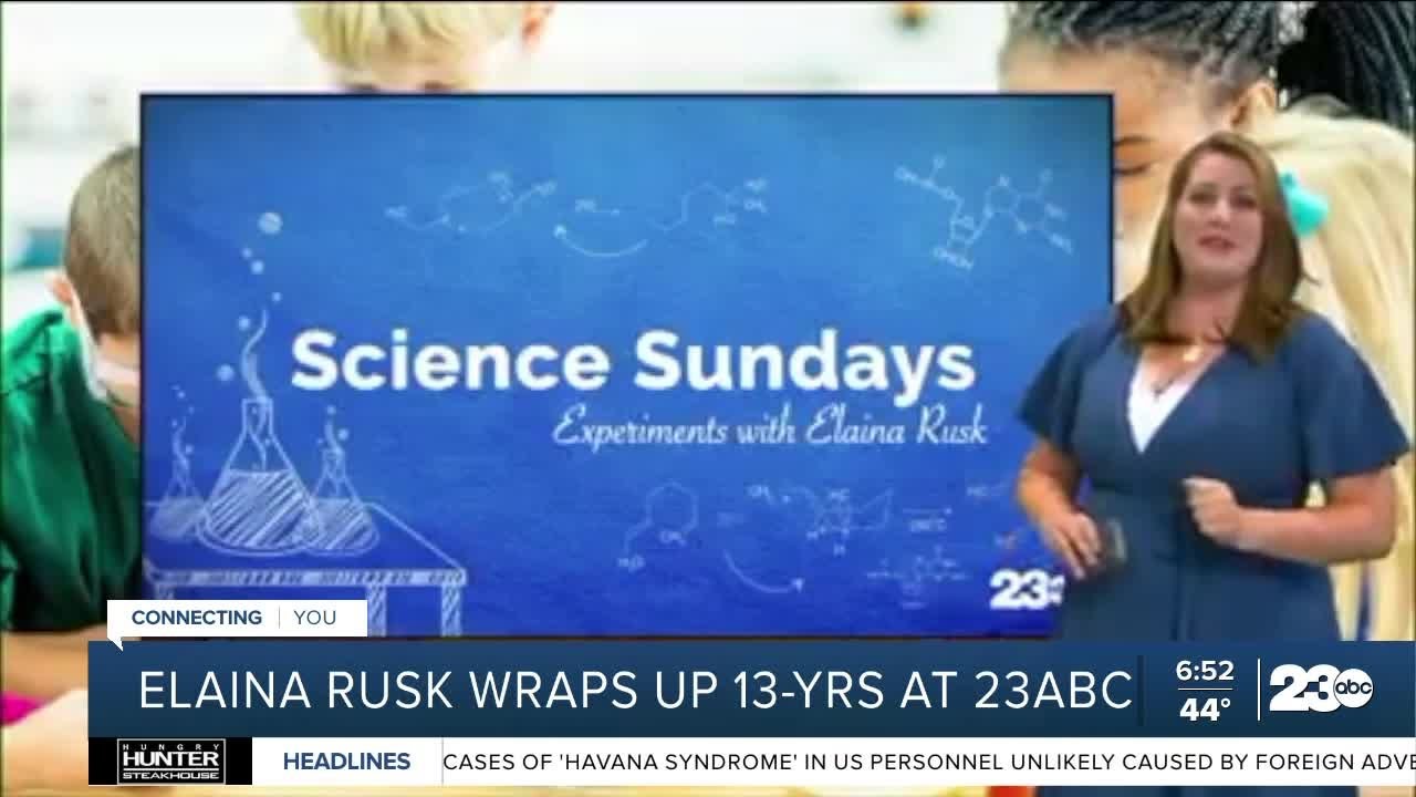 23ABC celebrates chief meteorologist Elaina Rusk - YouTube